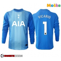 Moške Nogometnih dresov Tottenham Hotspur Guglielmo Vicario #1 Vratar Gostujoči 2025-26 Dolgi rokavi